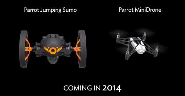 CES 2014 : Parrot yeni robot araçlarını tanıttı
