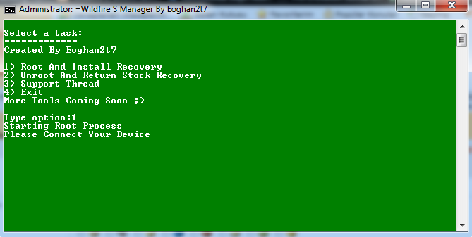  Wildfire S, unlock etmek, recovery ve root atmak