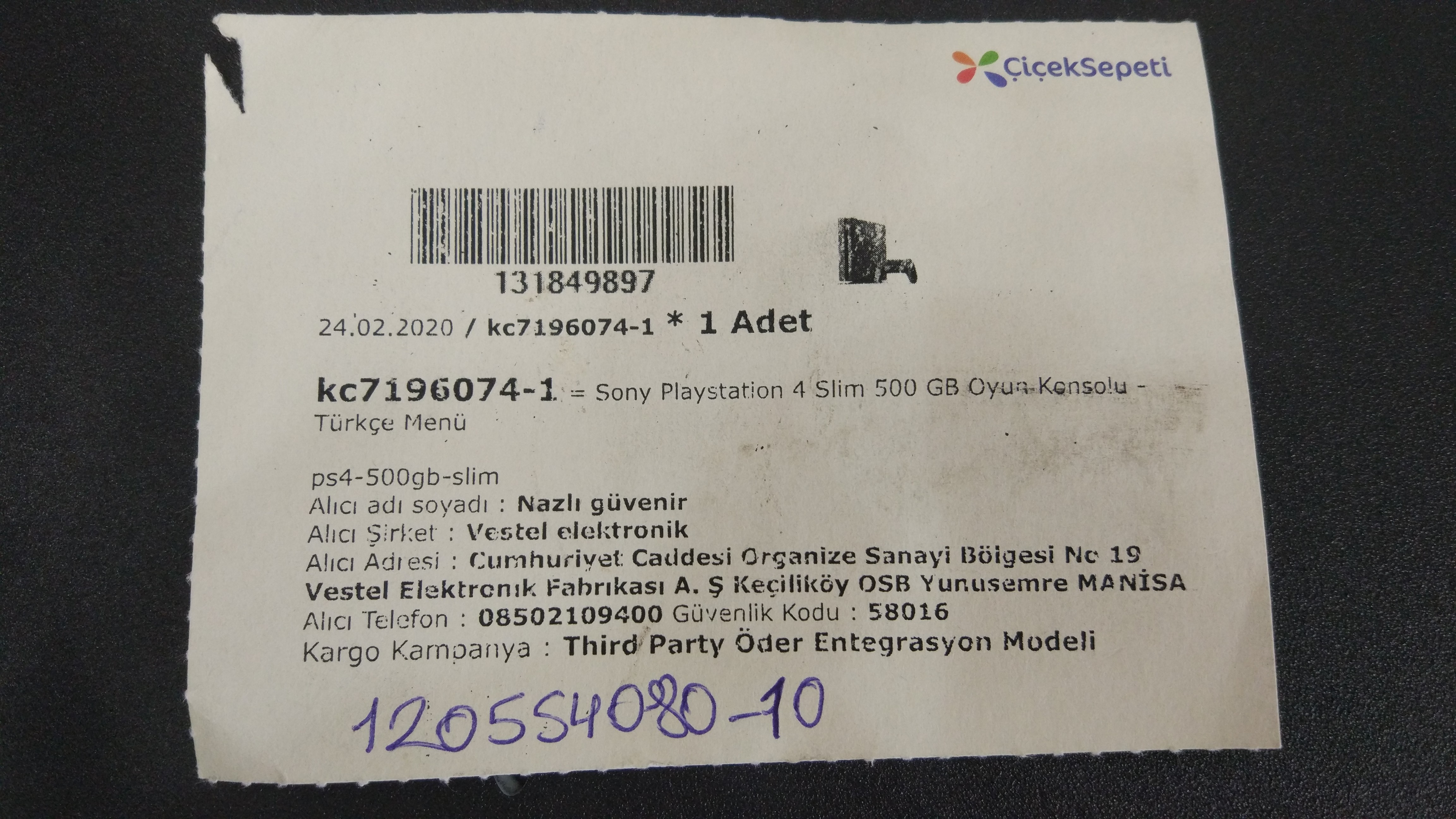 SONY PS4 500 GB Slim CUH2216A (Yeni Model) 20 Ay Garantili