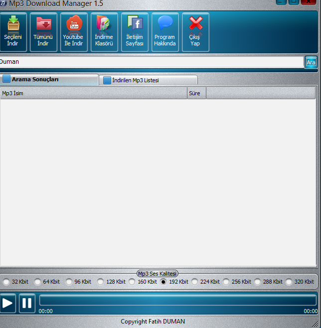  MP3 Download Manager Müzikİndirme Programı