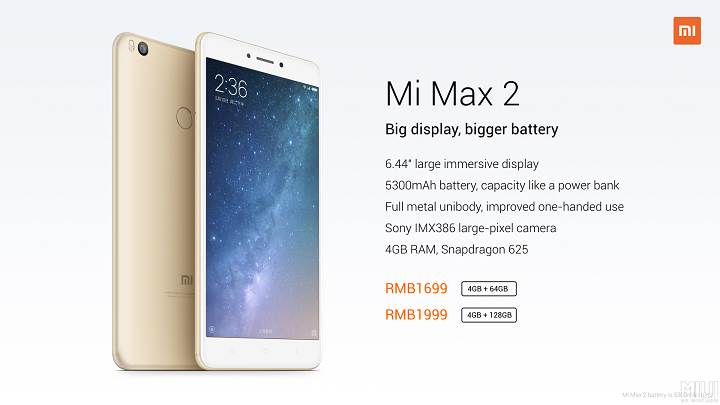 Xiaomi Mi Max 2: Daha iyi batarya, daha iyi kamera, daha iyi kullanıcı tecrübesi