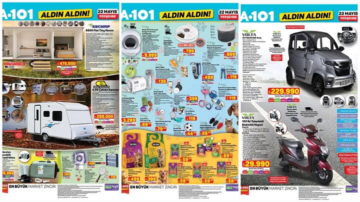 A101 marketler taşınabilir klima ve evcil hayvan cihazları satıyor