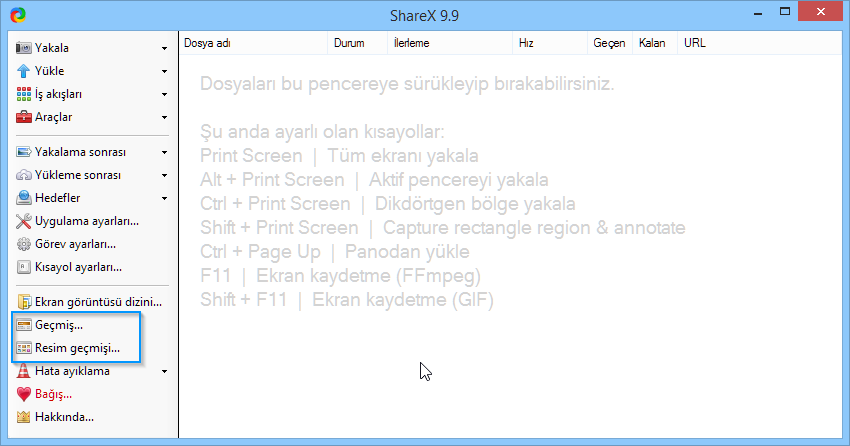  ShareX - Gelişmiş ekran görüntüsü alma ve paylaşma programı