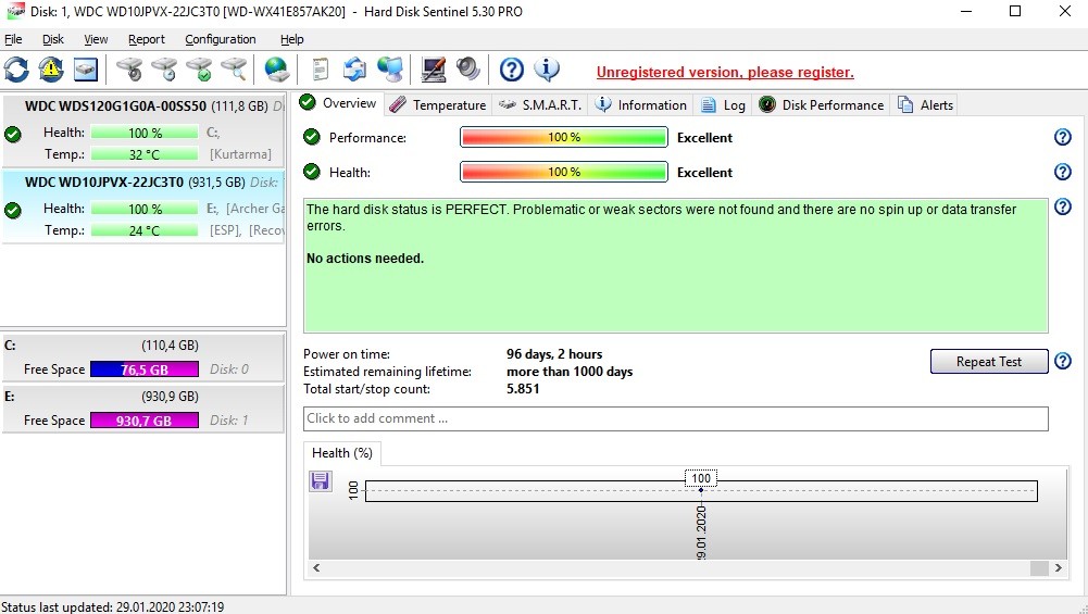 2.5 İNÇ 3 ADET 1TB - 1 ADET 750 GB - 4 ADET 2.5 HDD TOPLU SATIŞ 550 TL SON FİYAT!!