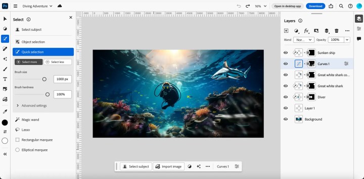 Photoshop on the web, Creative Cloud üyeleri için kullanıma sunuldu