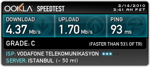  3G MOBİL MODEM HIZ TESTLERİ << ANA BAŞLIK