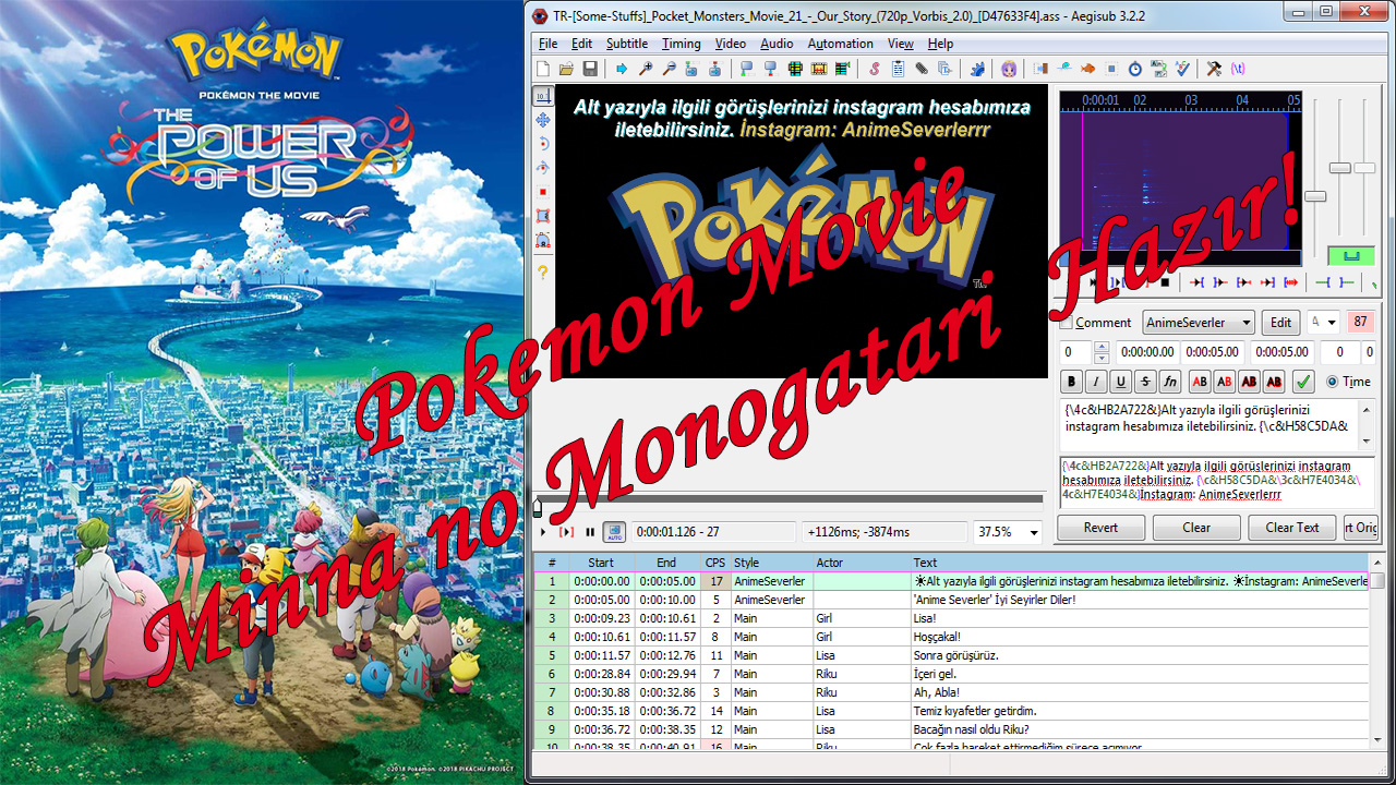 Pokemon Movie 21 Minna no Monogatari (2018) (AnimeSeverler) Türkçe Altyazı İndir!!