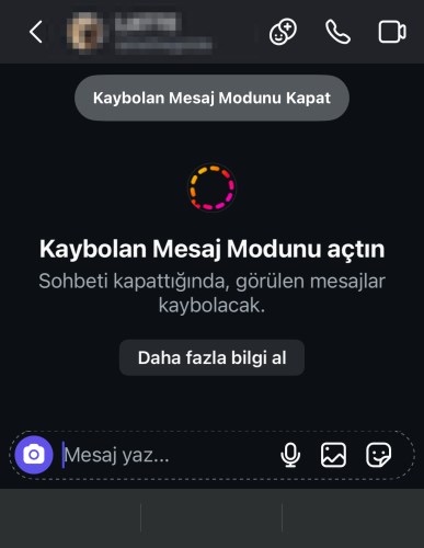 Instagram kaybolan mesaj modu nasıl kapatılır & açılır?