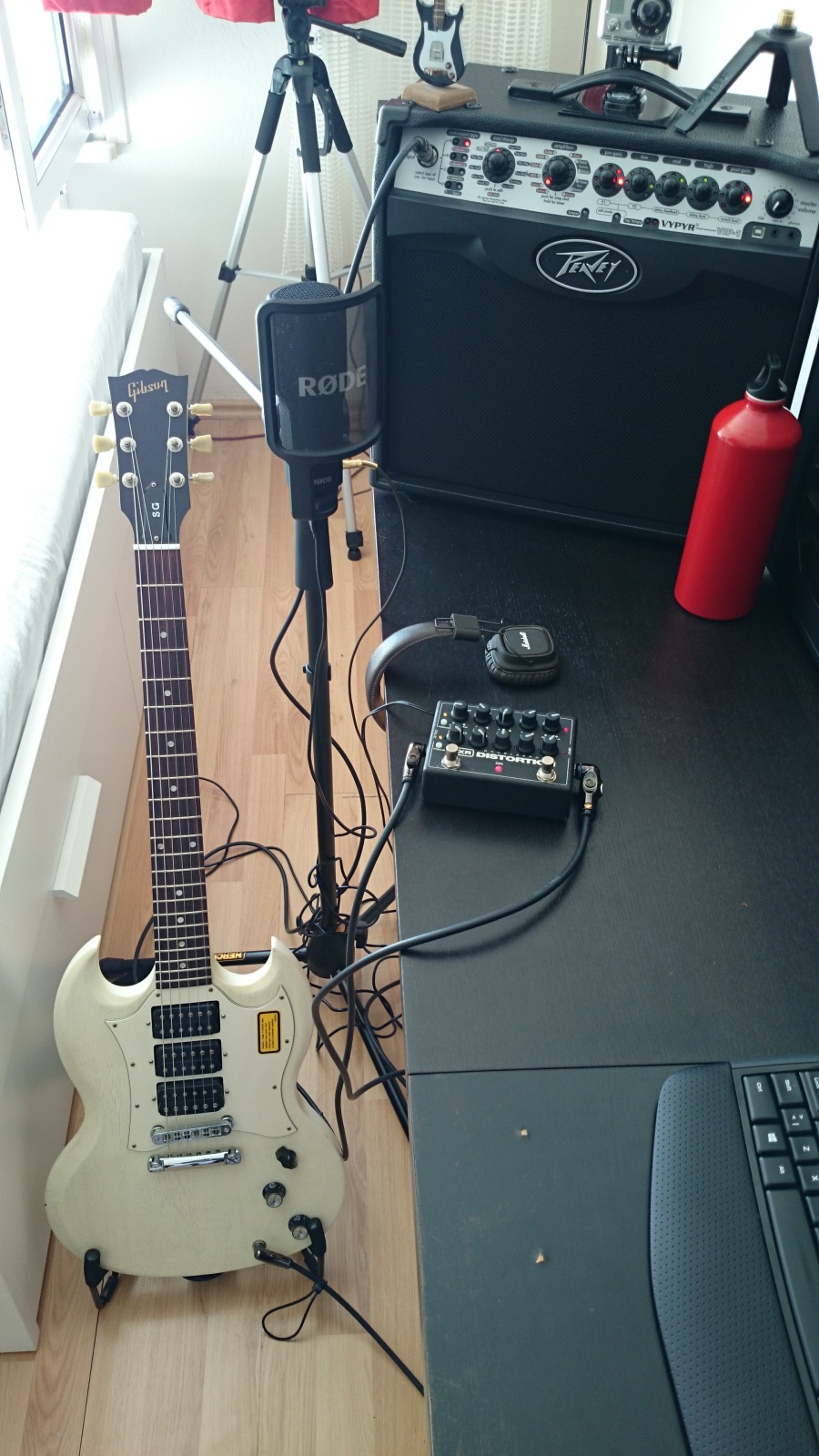  Satılık - PEAVEY VYPYR VIP1 20W USB'li (Türkiye'de yok) Elektrik,Bass,Akustik combo gitar amfisi