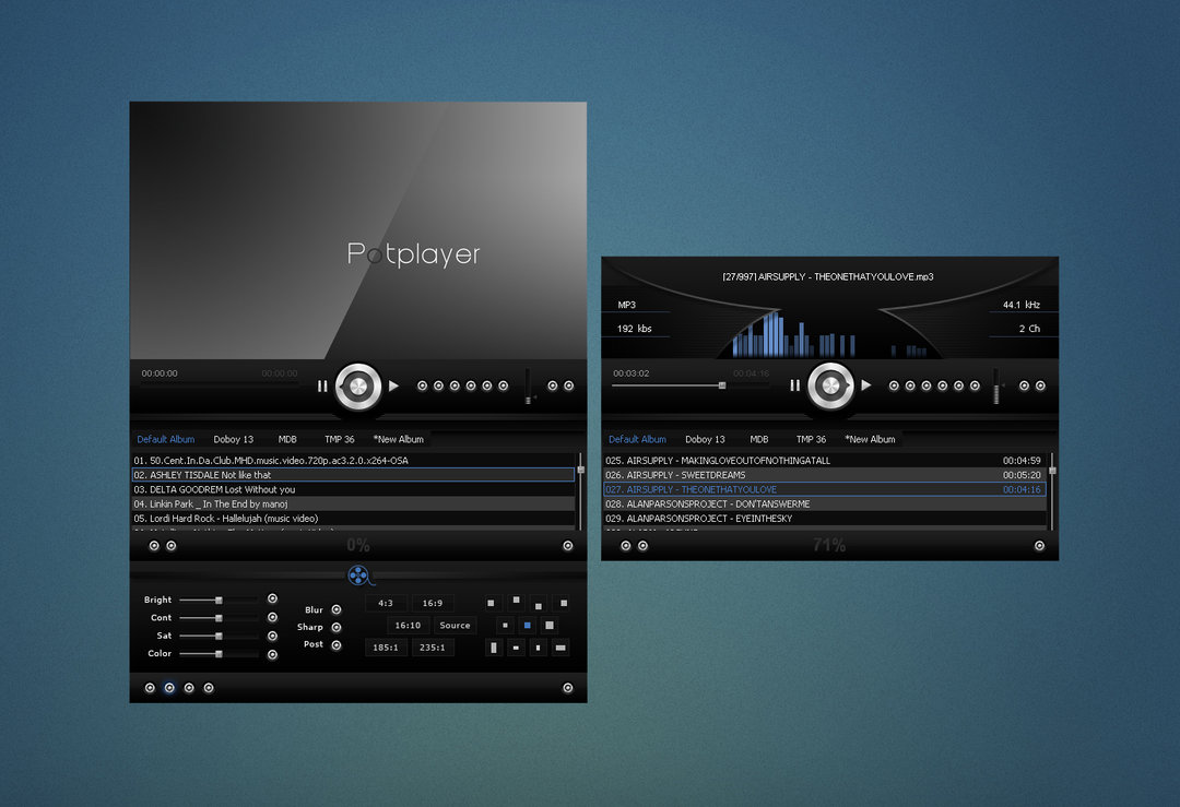Пот плеер. POTPLAYER. OTTPLAYER. Проигрыватель POTPLAYER. Обложки (скины) для daum POTPLAYER.