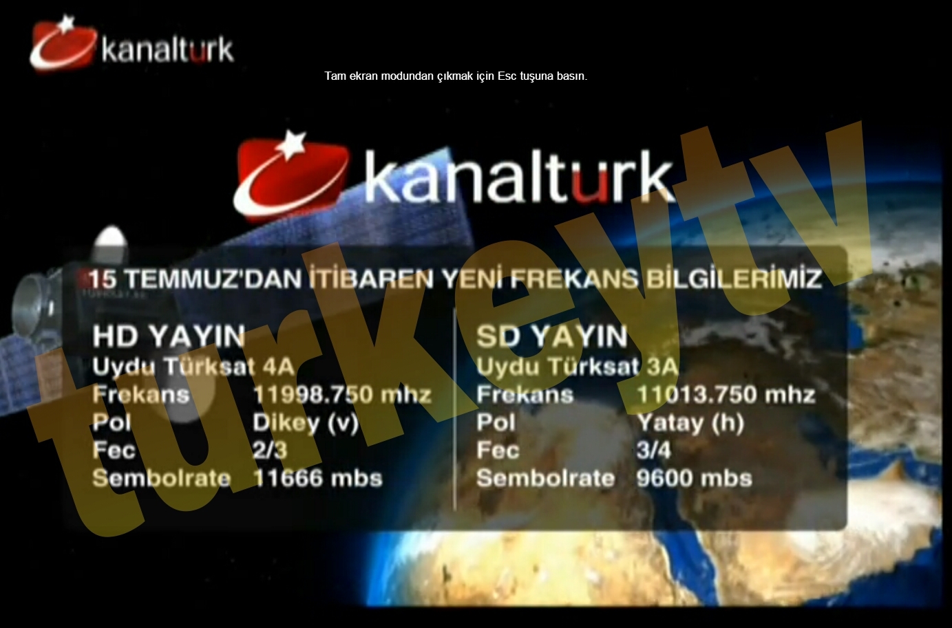  ULUSAL KANALLAR ÇOK YAKINDA ŞİFRESİZ HD YAYINDA! (SS)li