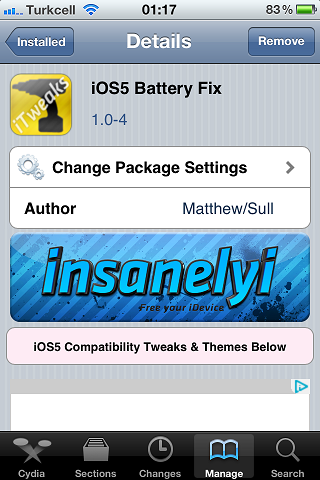  BatteryFix iOS 5!!