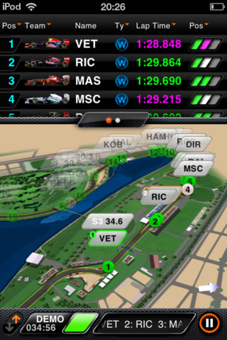  F1™ 2012 Timing App CP