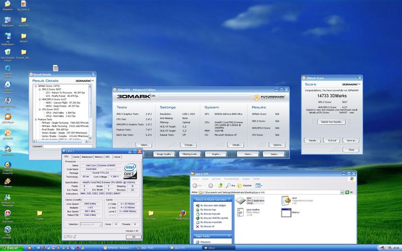  3DMARK06 TESTLERİ... Hayırlı Uğurlu Olsun