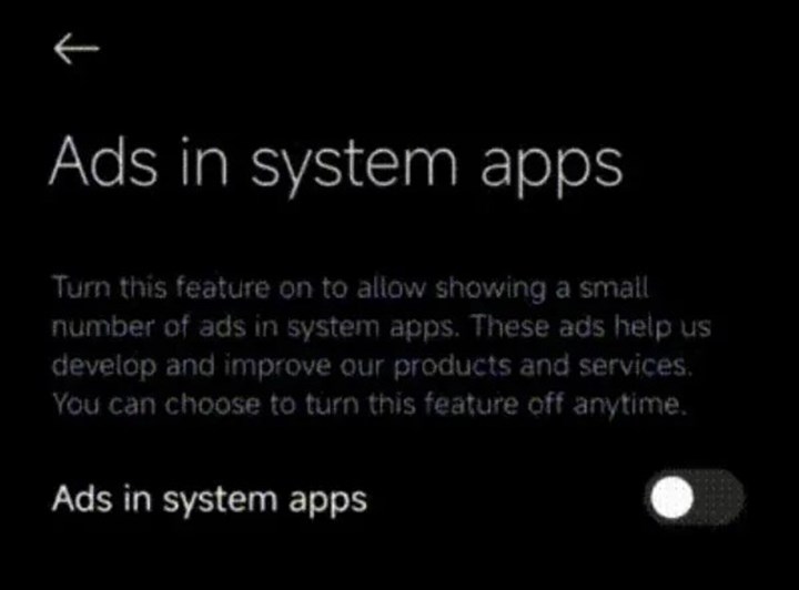 Xiaomi'den üzücü haber: Reklamları devre dışı bırakmayı kolaylaştırmayacak