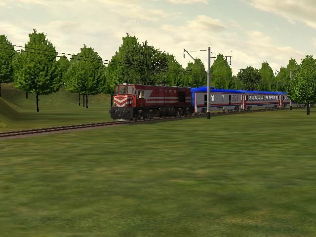  TCDD tren similatörü