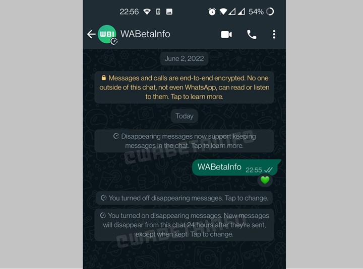 WhatsApp, kaybolan mesajları saklama imkânı verecek