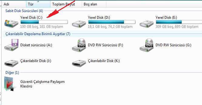  Vista hemen şişiyor