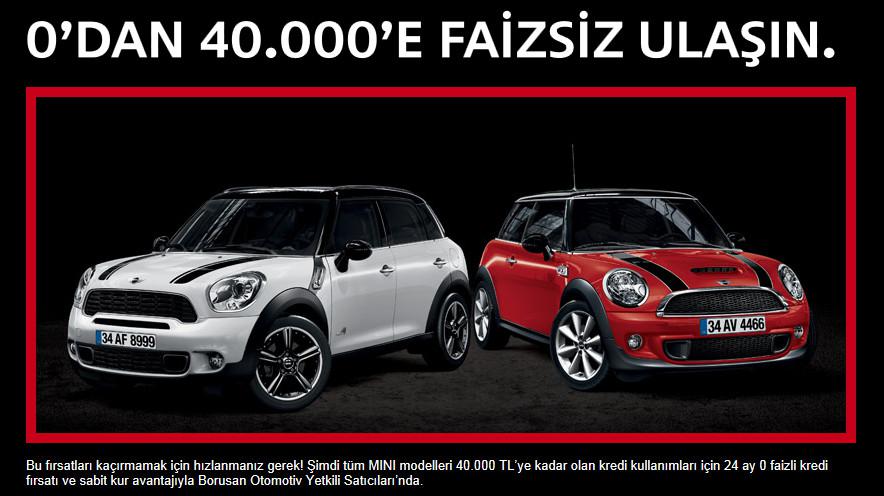  Mini Cooper D | 3.8 lt/100 km | 112 BG | 55.250 TL