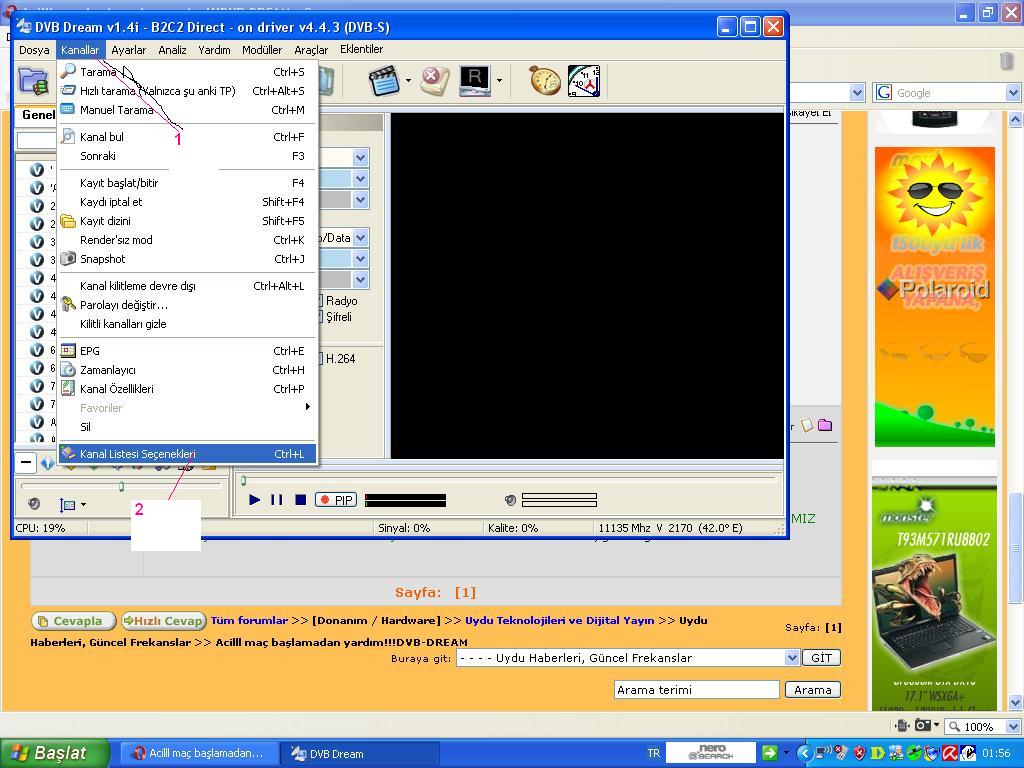  Acilll maç başlamadan yardım!!!DVB-DREAM