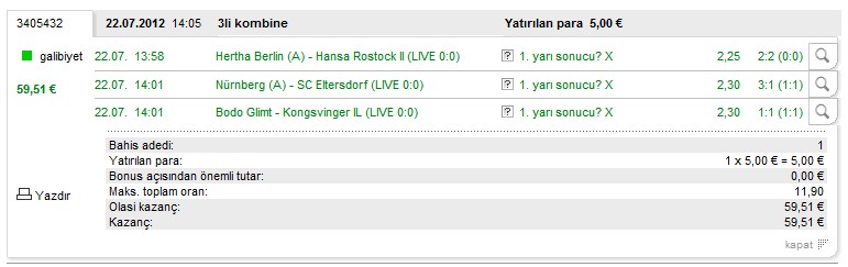  Iddaa´nin sifresini cözdüm