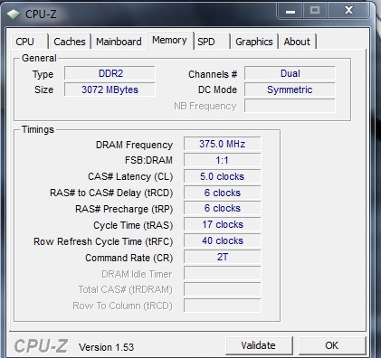  Ram Bilgi CPU-Z