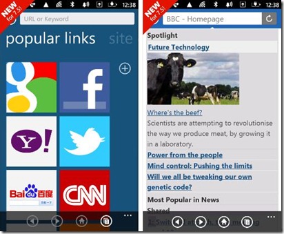 Baidu yeni web tarayıcısını Windows Phone Mango için İngilizce olarak yayınladı