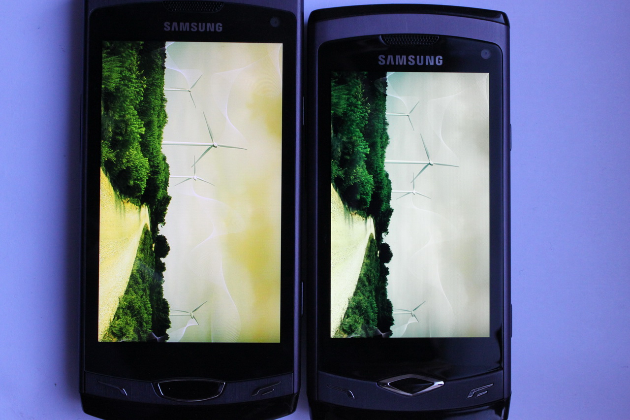  Samsung Super Clear LCD TFT ve Super AMOLED KArşılaştırması ( N8, Galaxy S, Wave 1 Wave 2'ye Karşı )