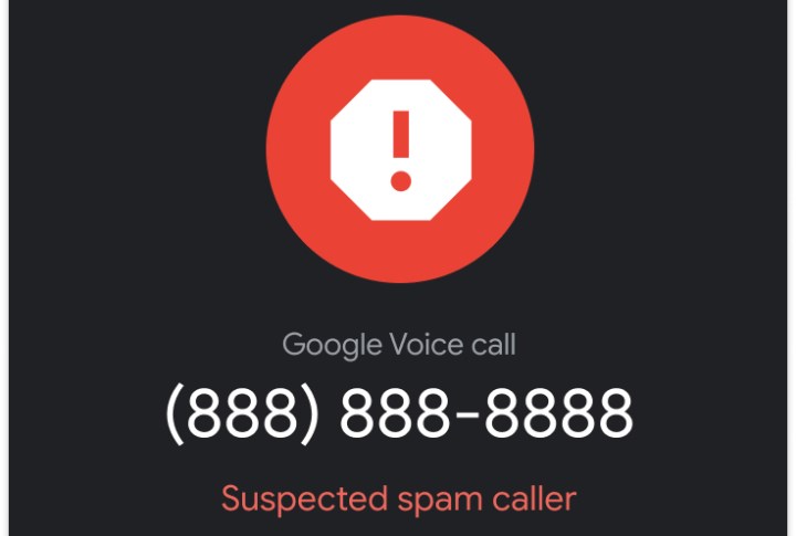 Google Voice, şüpheli spam aramalarda uyaracak