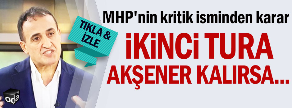 "MHP'li Kaya'dan 2. tur kararı" mhp'den haberler!!!