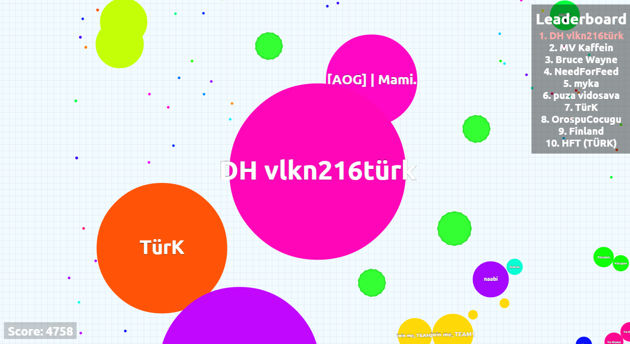 Agar.io Oynuyoruzz!