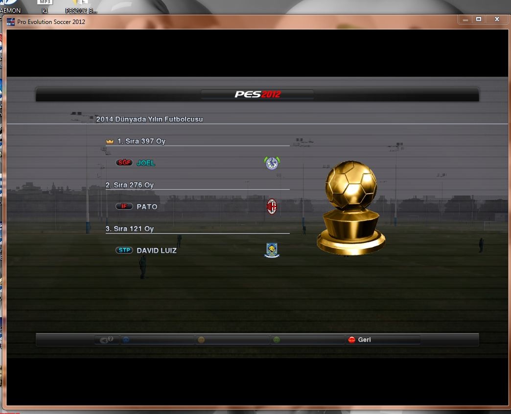  Pro Evolution Soccer 2012 - Become a Legend Sohbet Alanı