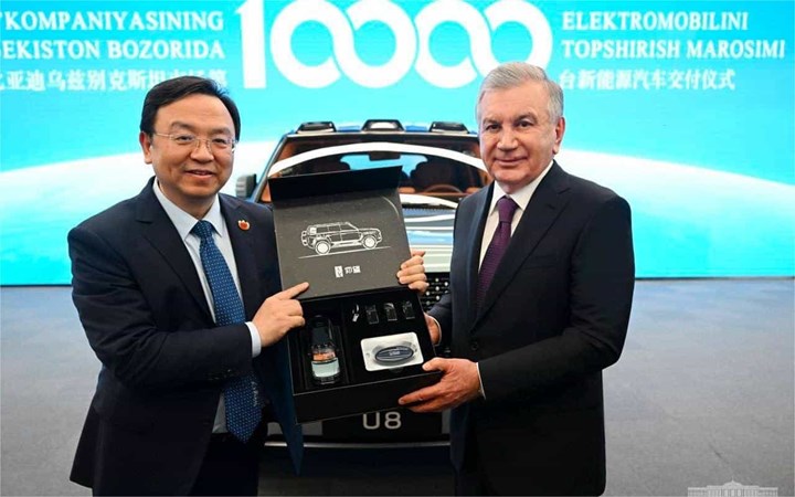 BYD, Özbekistan'da otomobil üretimine başladı