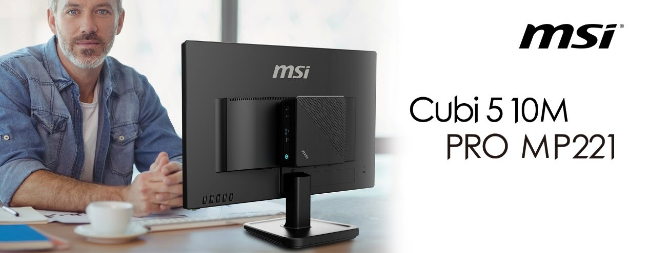 MSI, En İyi İkiliyi sunuyor: Mini-PC Cubi 5 ve PRO MP221 Monitör