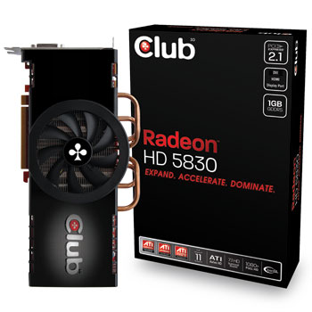 Club3D soğutucusuyla dikkat çeken Radeon HD 5830 modelini duyurdu