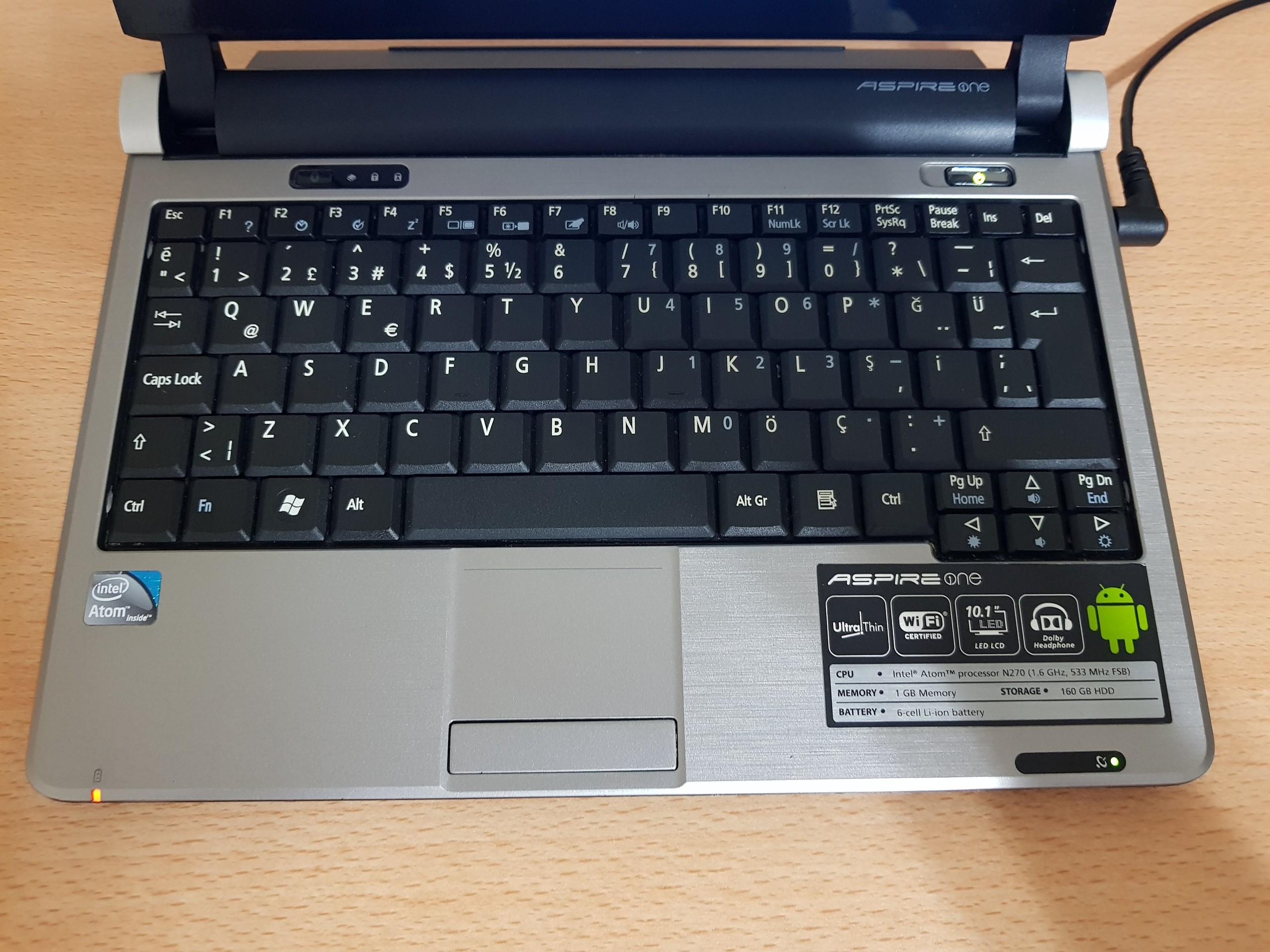 Satılık Acer Aspire One Netbook