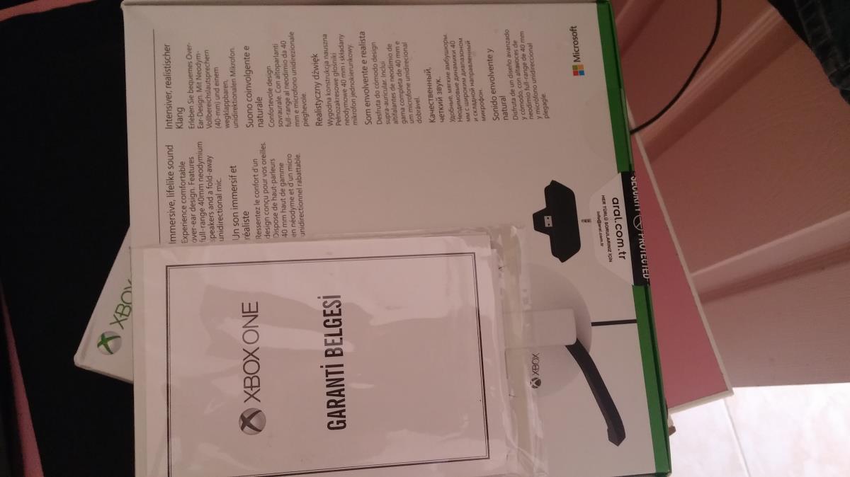 [Satıldı]XBOX  mikrofonlu stereo kulaklık