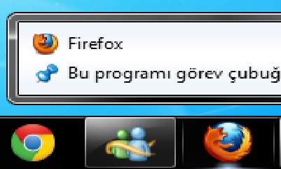 Mozilla Firefox'ta Windows 7 Zıplayan Menüler