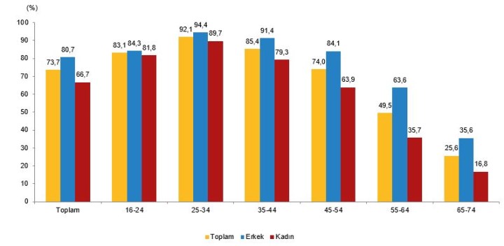 TÜİK açıkladı: Teknolojik ürün satın alırken en önemli kriter ürün fiyatı