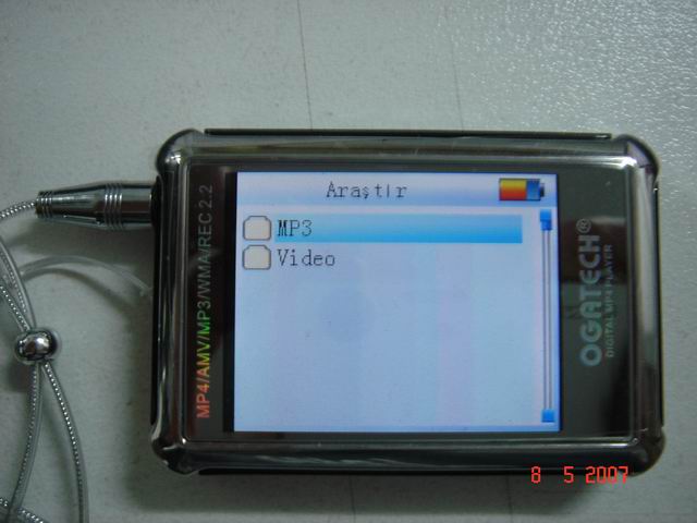  ogatech OG-055 nasıl bir mp4 player yardım pls.