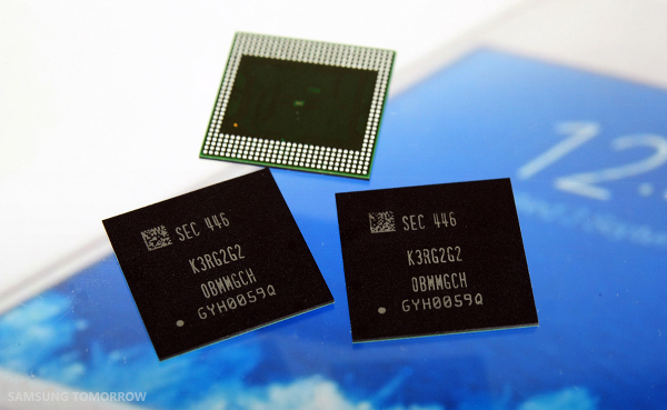 Samsung sektörün ilk 8Gb LPDDR4 mobil DRAM modül üretimine başladı