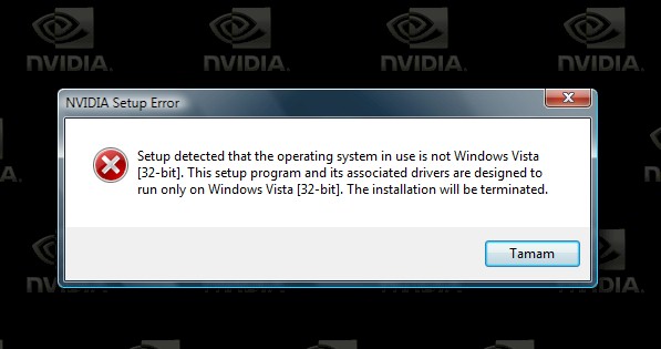  GeForce 8400M GS Driver Sorunu