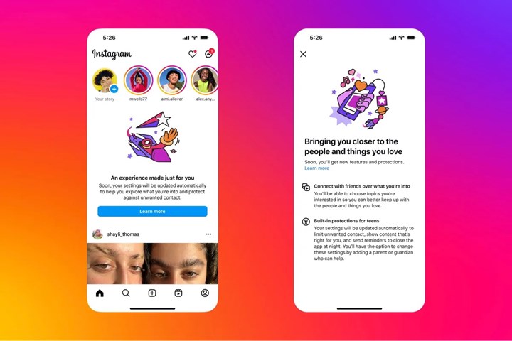 Instagram 18 yaş altı kullanıcılara yeni kısıtlamalar getirdi