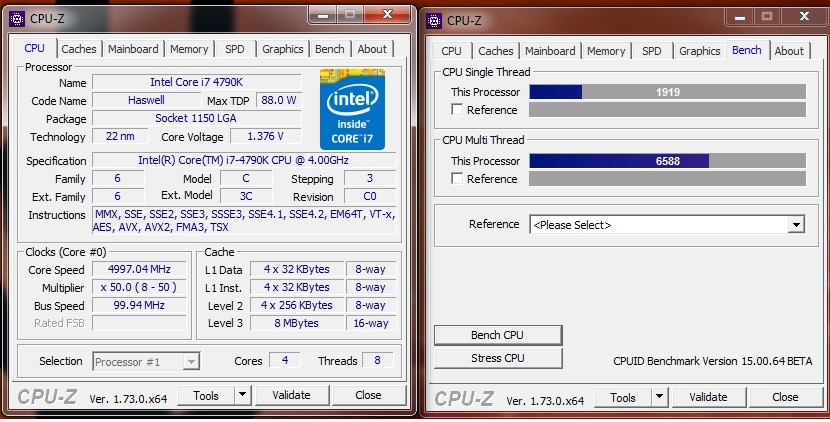 İşlemcilerin CPU-Z Benchmark Sıralamaları [ANA KONU]