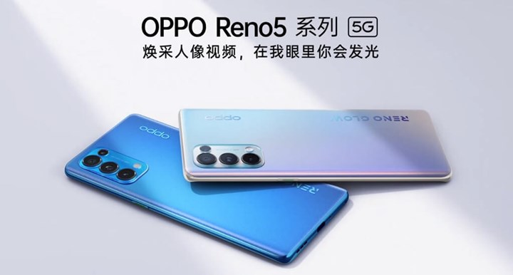 Oppo Reno5 Pro + renk değiştirebilir arka yüzey ile gelebilir