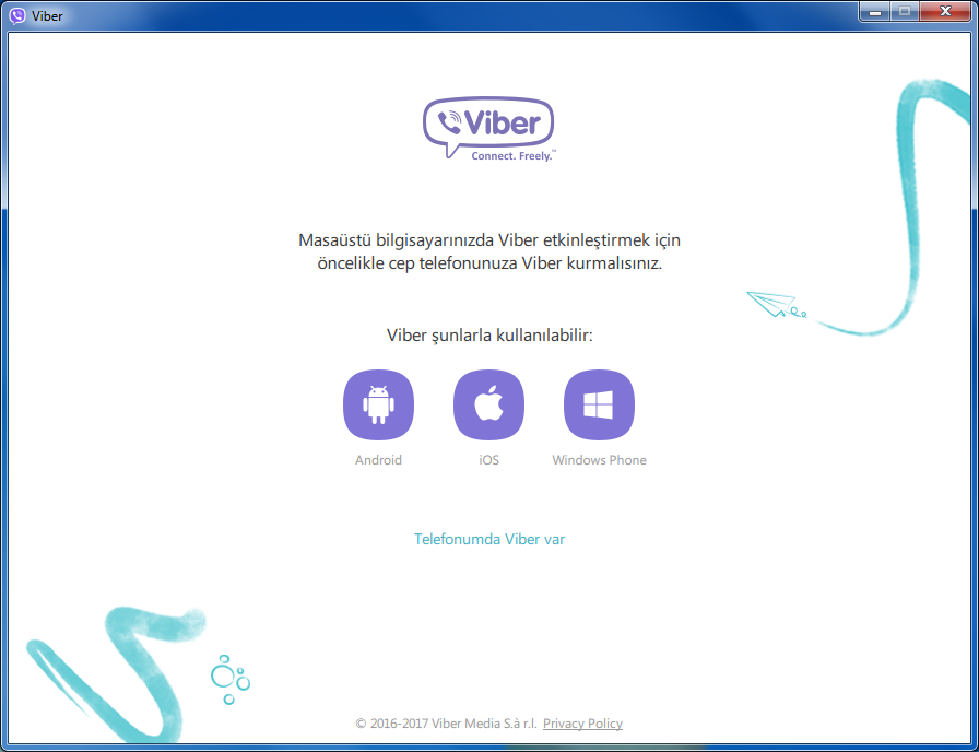  Windows için Viber 6.9.5.1170