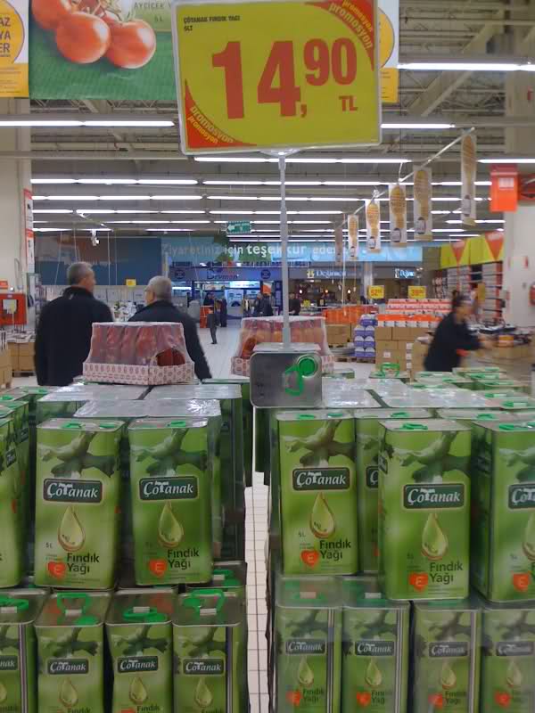  5 lt Çotanak Fındık Yağı.. 15.90! Çağdaş market