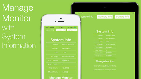 Evrensel iOS uygulaması Manage Monitor artık ücretsiz