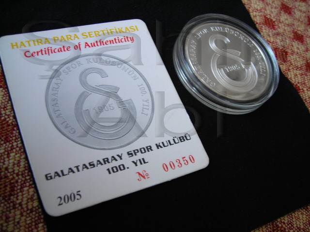  GalataSarayın 100. Yılına Özel Hatıra Parası
