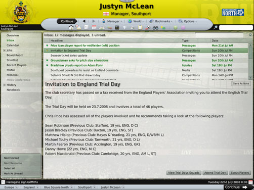  Football Manager 2009